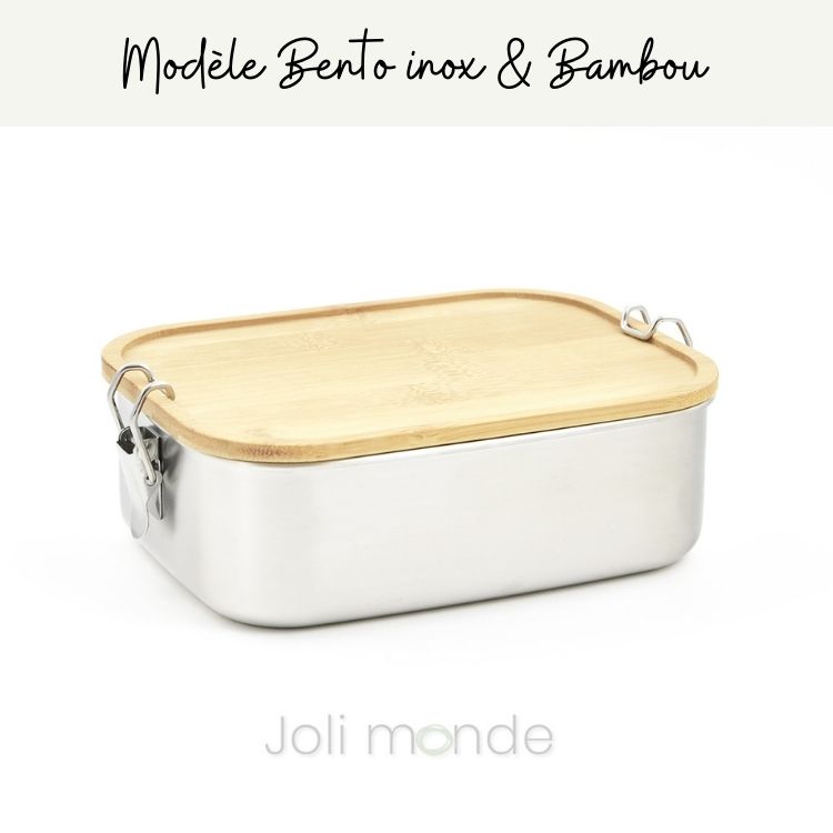 bento inox sans bpa bambou joli monde